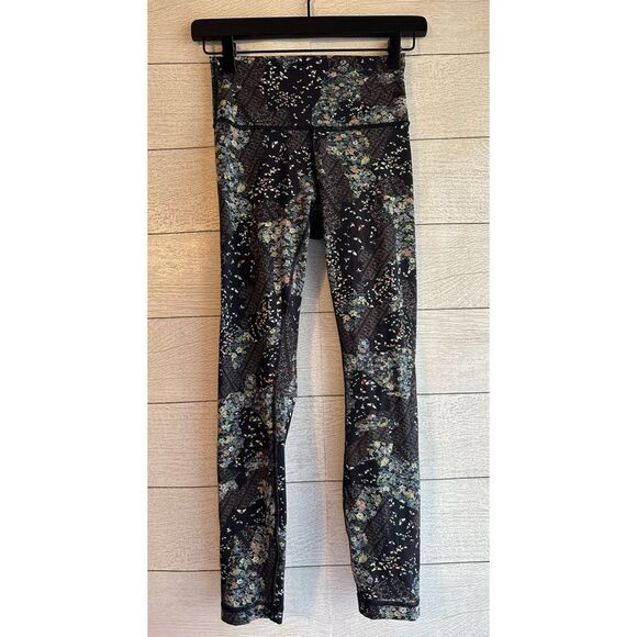 Lululemon Wunder Under Hi-Rise 7/8 Tight 25" Assemblage Alpine White Multi 4 - Picture 4 of 11